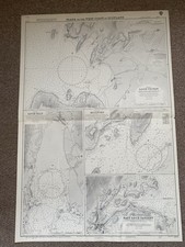1960s vintage Admiralty Chart