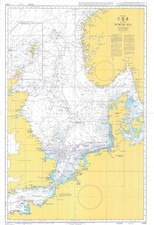 4140 North Sea Chart Map Maritime Nautical Marine Wall Genius Paper Admiralty