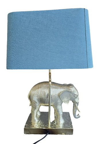 Elephant table lamp antique - table,