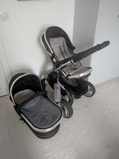 iCandy Peach Pushchair and Carrycot In Brown With Accessories