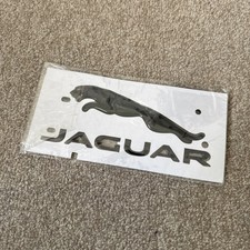 Jaguar XE XF F TYPE  F-PACE E-PACE  XJ XJR Gloss Black Boot Badge
