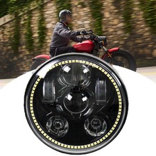 5 3/4" Black LED Headlight