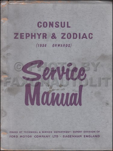 1956 1957 ford consul - 1956, zephyr