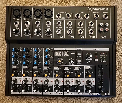 Mackie mix12fx channel - mackie, 12-channel