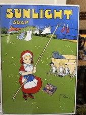 Sunlight Soap Enamel Sign 20x15 Inch -Repo