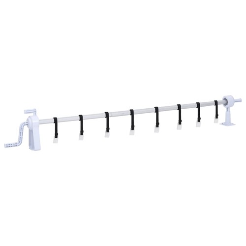 Pool cover roller with plastic - pool,