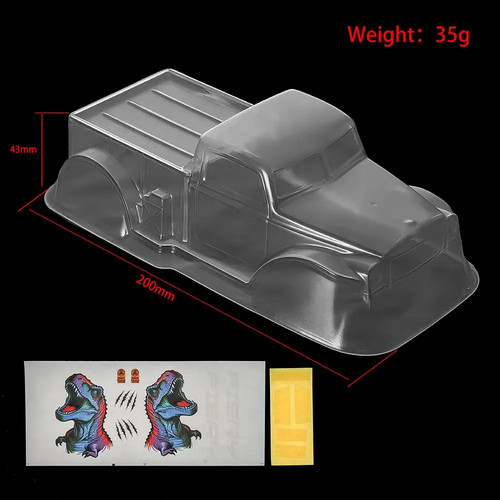 Plastic clear car - car, shell