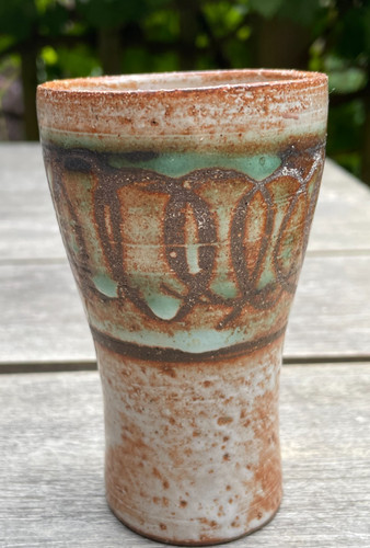 Vintage studio pottery - pottery, goblet