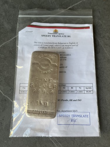 Kilo 999 fine pure - 1, .999