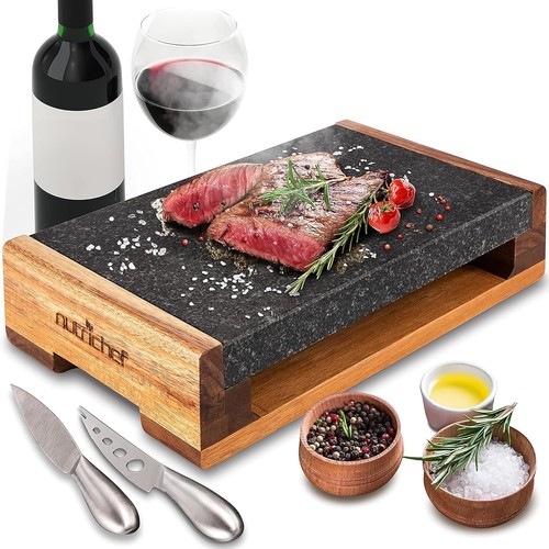 Nutrichef steak stone grill - steak, stone,