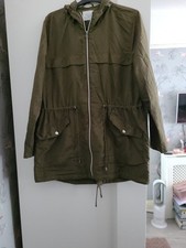 Womens Khaki Parka Jacket