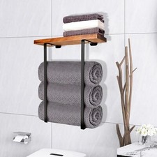 Towel Rack Minimalist Bath Towel Holder for Salon Small Towels Large Towels