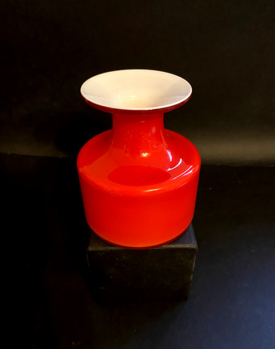 Holmegaard carnaby glass vase - glass,