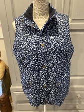Ladies Talbots Quilted Blue