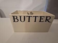 Emma Bridgewater Toast & Marmalade Large Butter Dish 1/2lb Of Best Butter No Lid