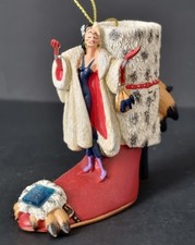 DISNEY VILLAINS “CRUELLA DE VILLE" HANGING SHOE ORNAMENT BY  BRADFORD EXCHANGE