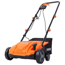 eSkde Garden Lawn Raker Scarifier Aerator 1500w Electric 320mm 4 Heights