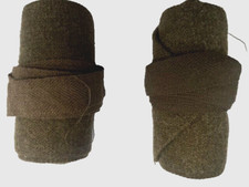 WW1 WW2 GB Putties Genuine British War Office Issue Original Khaki Wool 7ft Pair