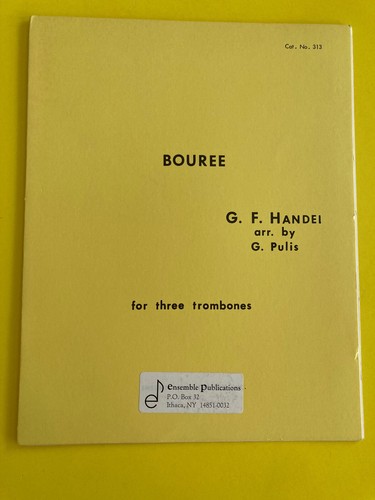 Bouree handel arr - bouree,, g