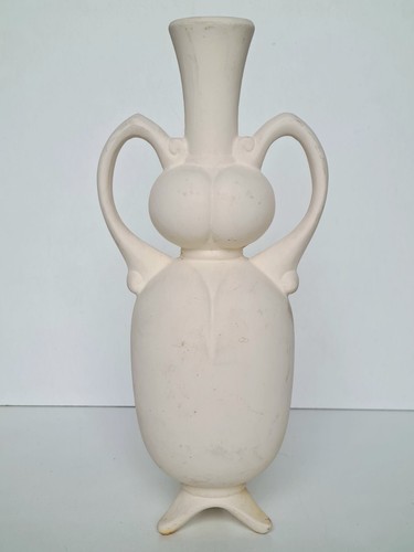 Vintage raw clay vase - vintage, unfired