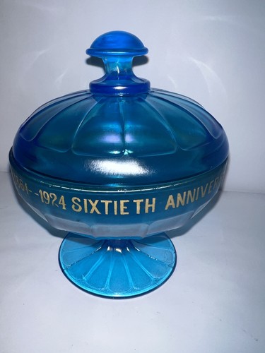 Vintage fenton blue glass - fenton,