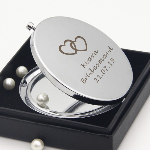 Personalised compact mirror - personalised,