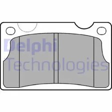Brake pads Low-Metallic LP39 DELPHI for VOLVO 140 240 260 240 Kombi 140 Estate