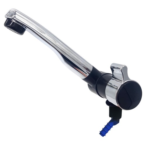 Chrome motorhome tap 12v - motorhome,