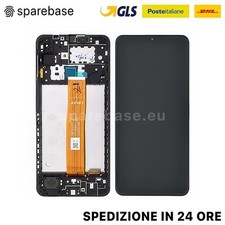 DISPLAY FULL SIZE SAMSUNG GALAXY A12 A125 F FN SCHERMO FRAME LCD - CONSEGNA 24H