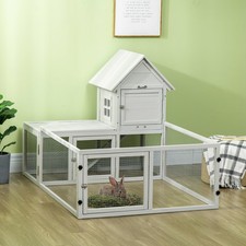 PawHut Rabbit Hutch, Guinea