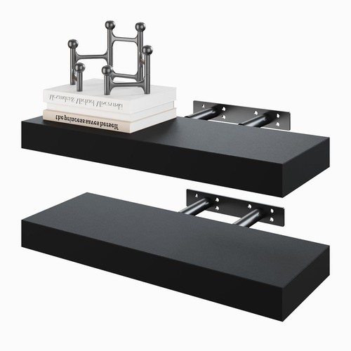 Bameos white floating shelves - bameos,