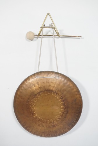 Vintage mid century gong - mid, wall