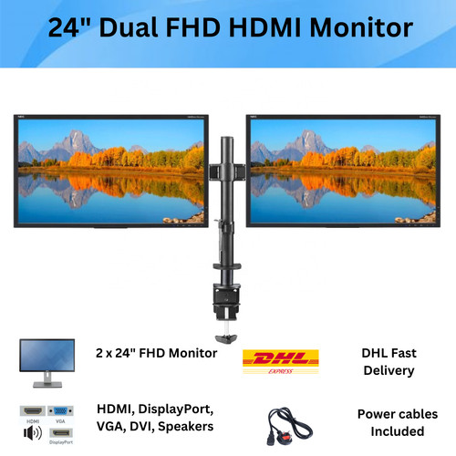 Dual hdmi monitor 24 - dual,