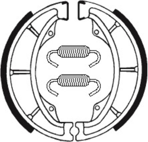 Brake shoes organic ba014 fits - organic,