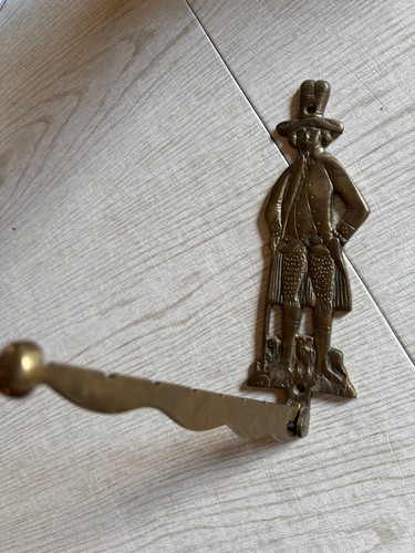 Vintage solid brass - solid, folding