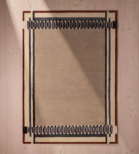 Hand tufted wool rug 8x10 - hand-tufted,