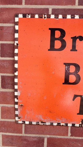 Brooke bond vintage enamel - bond, tea