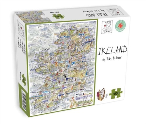 Map ireland jigsaw 1000 - ireland,