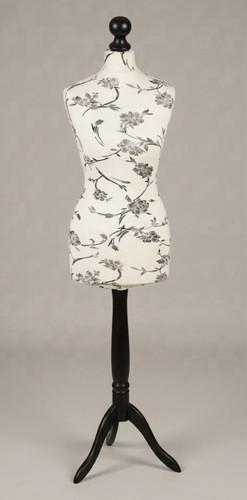Floral fabric dress - dress, form