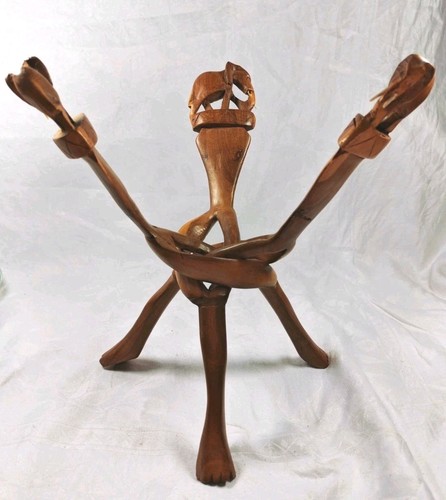 Vintage hand carved wooden - vintage,