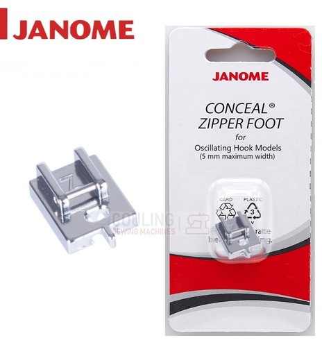 Janome concealed invisible zip - concealed,