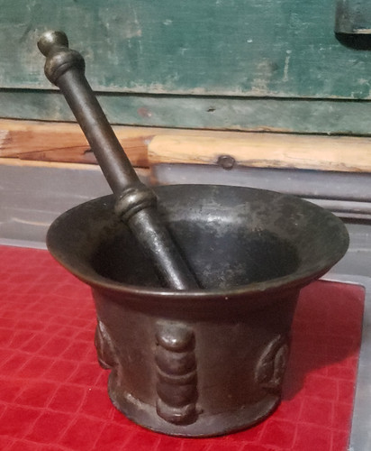 Antique bronze brass - bronze, spanish