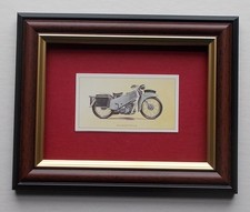 MOTOR CYCLE IMAGE FRAMED -