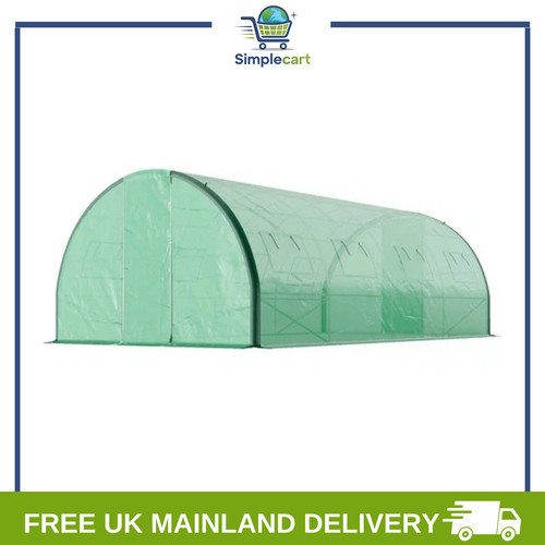 M upgraded polytunnel - x,