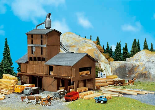 Faller saw mill building - mill,