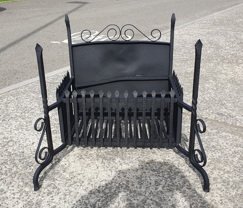 Antique wrought iron fire - wrought,