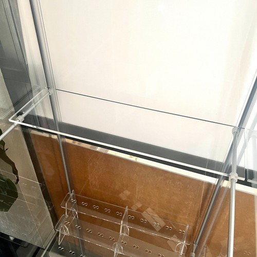 Acrylic half shelf for ikea - shelf,