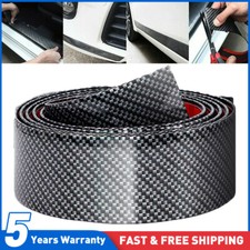 Silver Carbon Fiber Vinyl Car Door Sill Scuff Cover Plate Protector Car Sticker