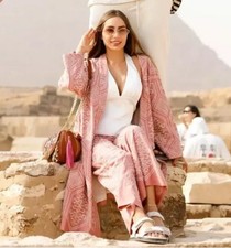 Zara Long Embroidered Rustic