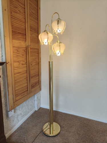 Vintage brass effect arm - brass,